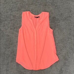 Sleeveless Coral Top